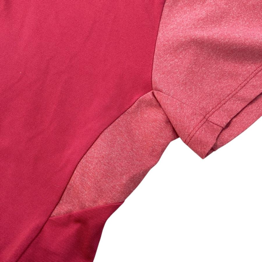DESCENTE GOLF デサントゴルフ 半袖ポロシャツ ピンク系 L ゴルフ