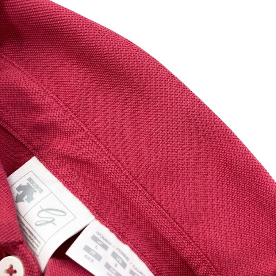 DESCENTE GOLF デサントゴルフ 半袖ポロシャツ ピンク系 L ゴルフ