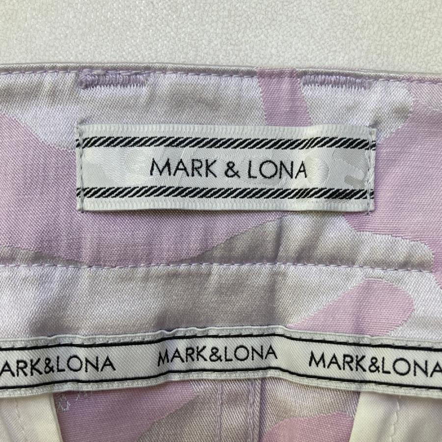 MARK&LONA（マークアンドロナ） バックロゴ刺繍 ストレッチスカート