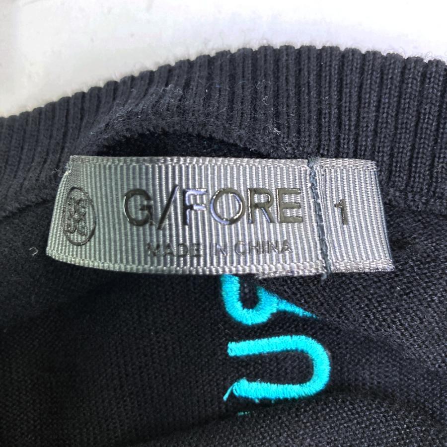 G/FORE ジーフォア ニットセーター カシミヤ ウール混 ブラック系 1