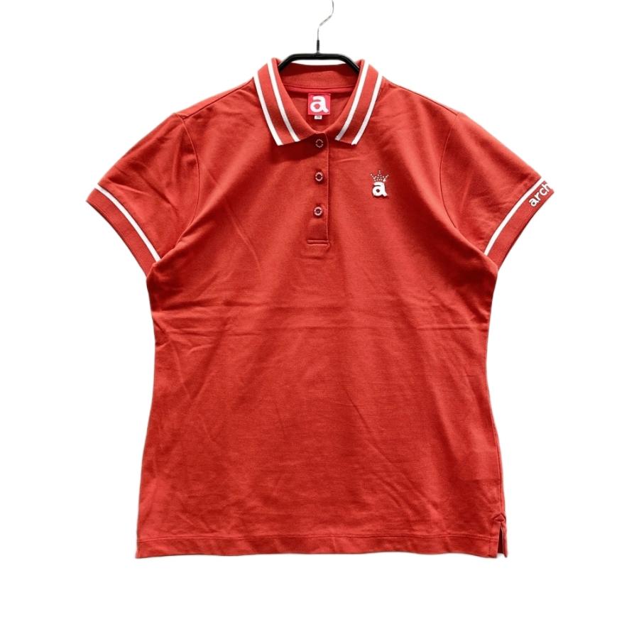 ARCHIVIO アルチビオ 半袖ポロシャツ レッド系 38 ゴルフウェア