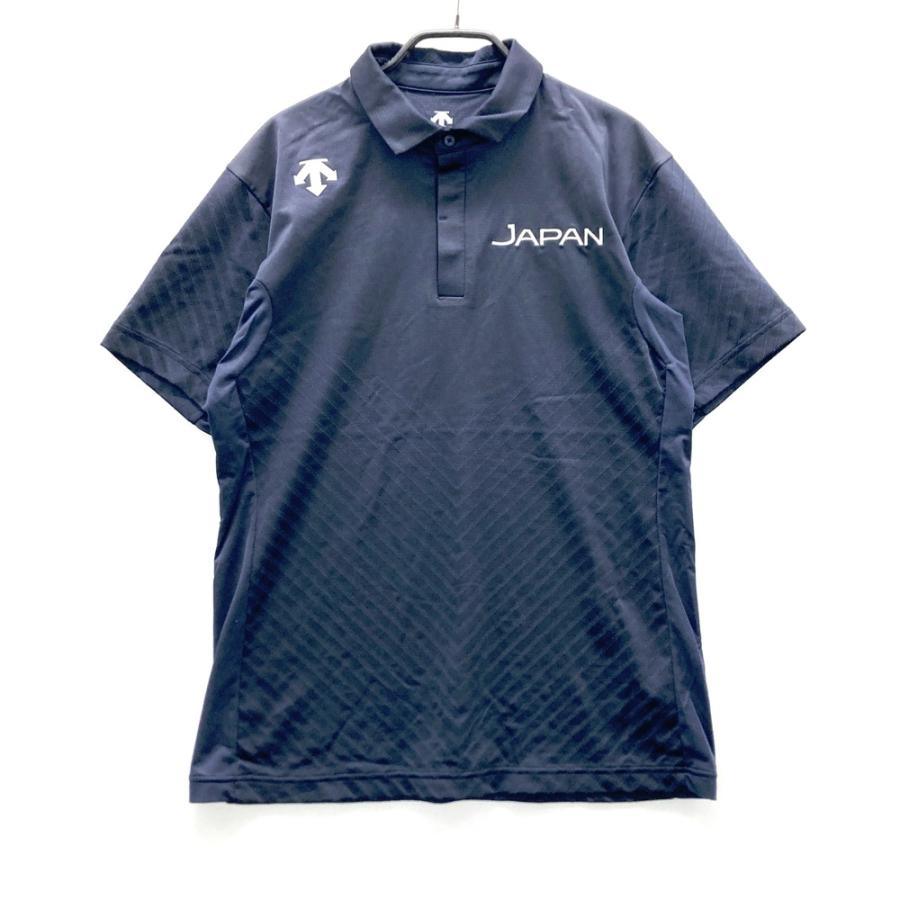 DESCENTE GOLF デサントゴルフ 2024年モデル 半袖ポロシャツ ネイビー
