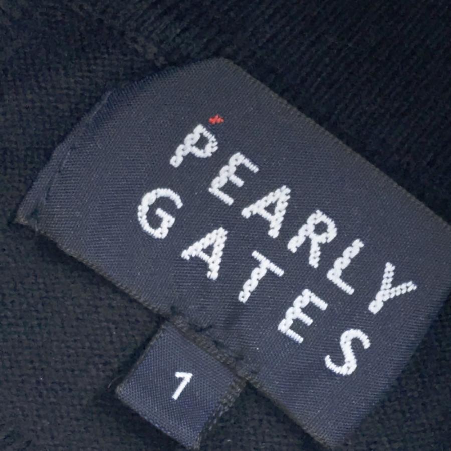 PEARLY GATES パーリーゲイツ 2023ネック 長袖 タートルネック ニットセーター  ネイビー系 1 ゴルフウェア レディースの画像