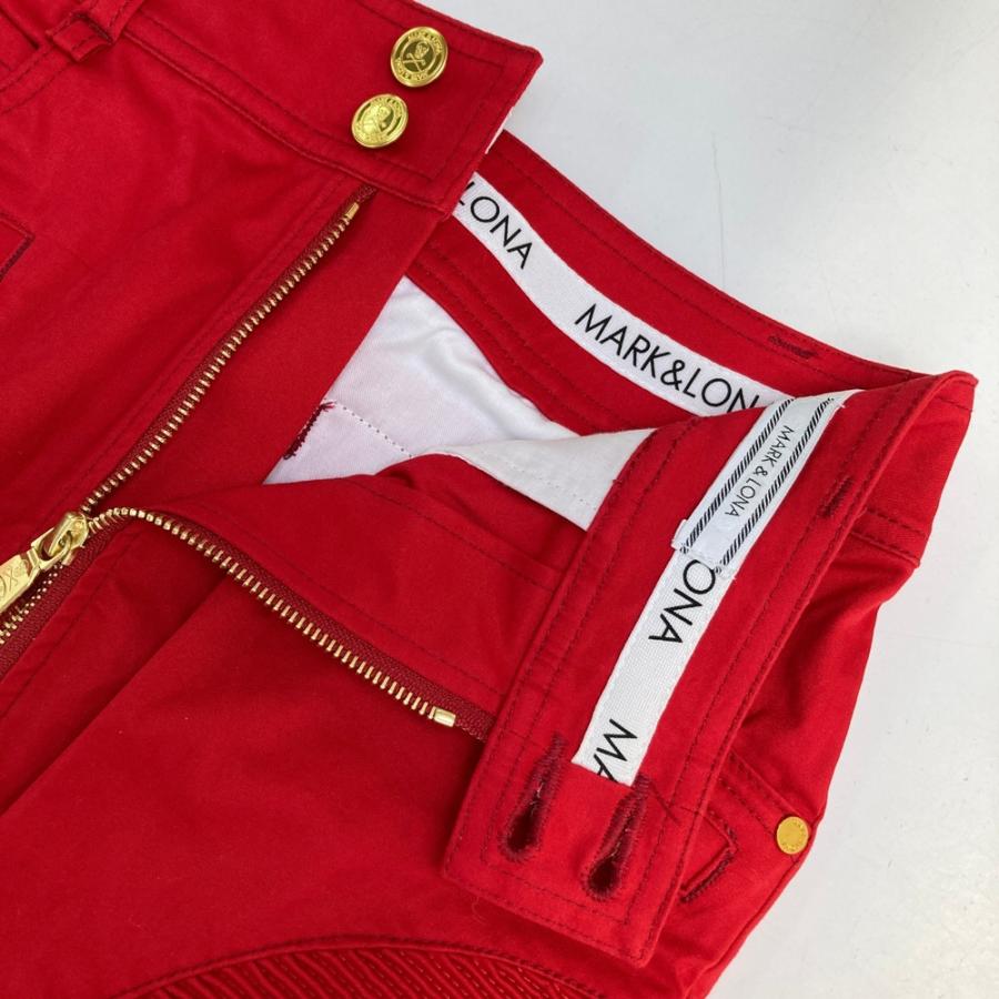MARK&LONA マークアンドロナ ストレッチスカート レッド系 S ゴルフ