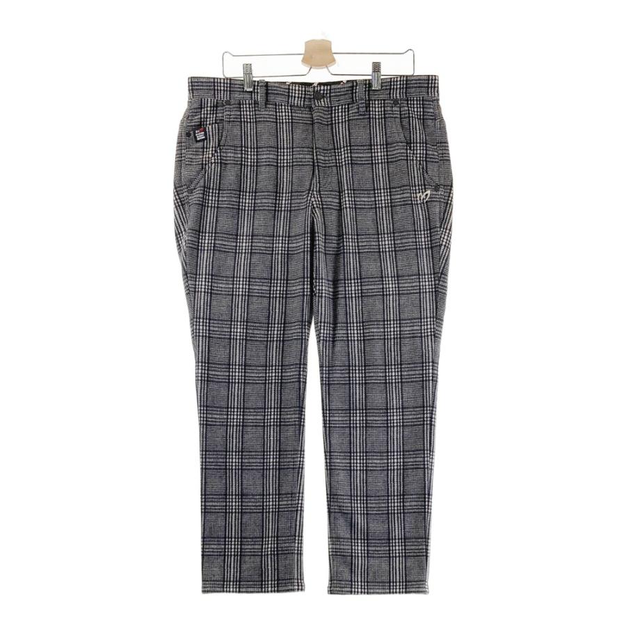 MASTER BUNNY EDITION グレンチェック柄・ストレッチ パンツ MASTER BUNNY EDITION マスターバニーエディション 裏起毛 ストレッチ