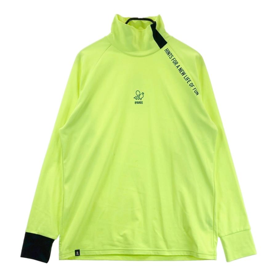 ハチヤーズ　8YARDS トレーナー　メンズ　M ハチヤーズ ハイネックトレーナー 白×黒 スウェット 袖ロゴ メンズ M