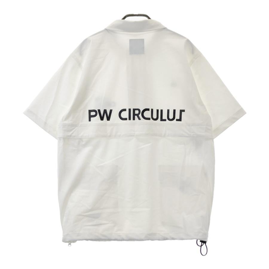PW CIRCULUS ゴルフブルゾン　新品未使用 PW CIRCULUS ピーダブリュサーキュラス ハーフジップ ナイロン 半袖
