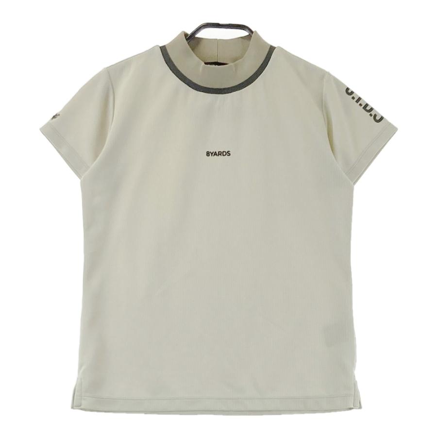8YARDS ベージュ ハイネック L 8YARDS ハチヤーズ ハイネック 半袖Tシャツ ベージュ系 S ゴルフウェア