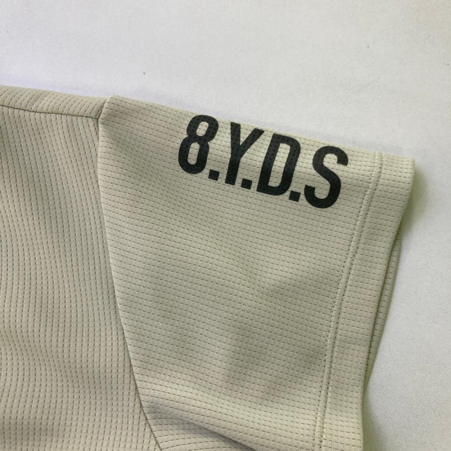 8YARDS ハチヤーズ ハイネック 半袖Tシャツ ベージュ系 S ゴルフウェア