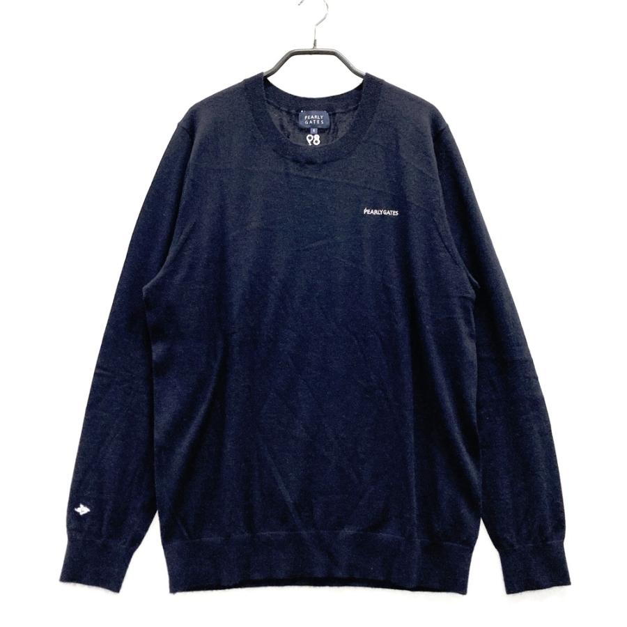 PEARLY GATES パーリーゲイツ カシミヤ ニットセーター ネイビー系 6