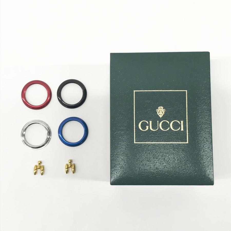 GUCCI グッチ 腕時計 チェンジベゼル クォーツ ゴールド系 : ブランド
