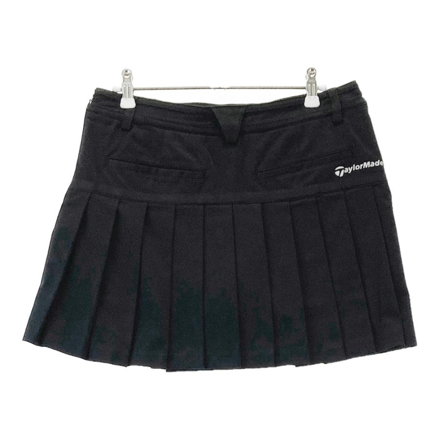 TAYLOR MADE テーラーメイド インナー付 プリーツスカート ブラック系