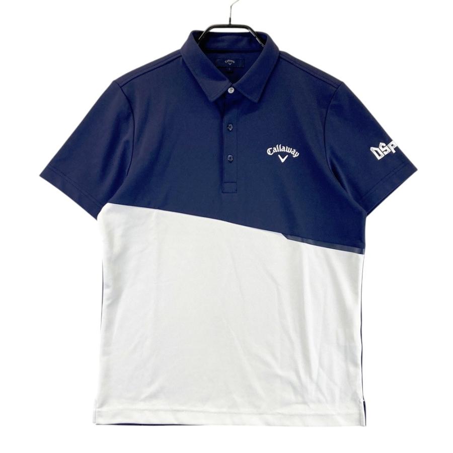 新品未使用タグ付】キャロウェイ 半袖ポロシャツ ネイビー 【メンズ