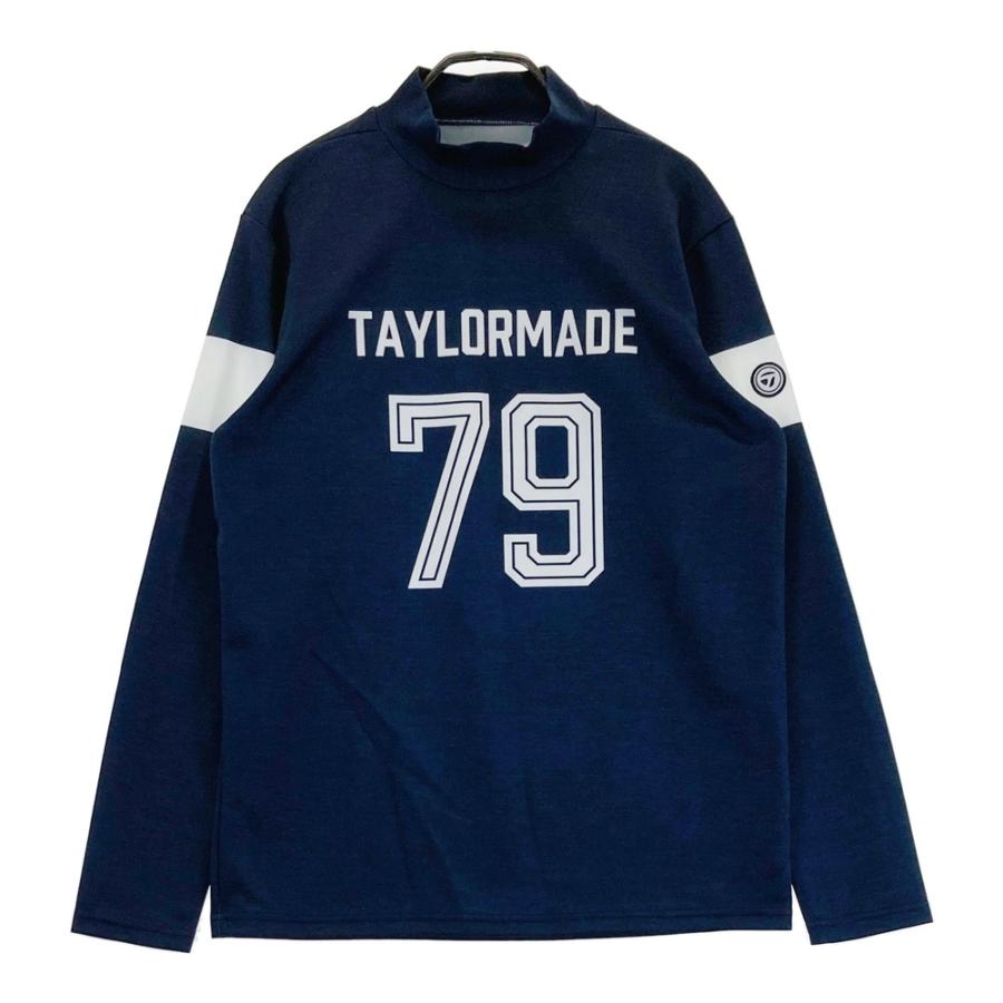 TAYLOR MADE テーラーメイド ハイネック 長袖Tシャツ ネイビー系 L
