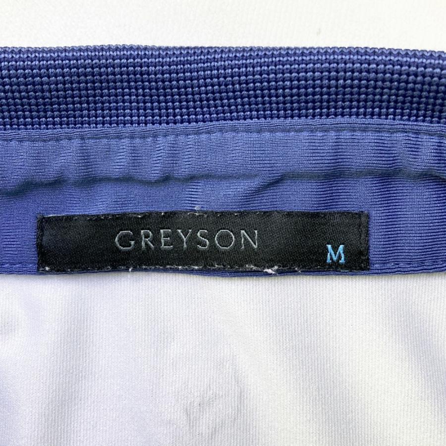 GREYSON グレイソン 半袖ポロシャツ ブルー系 M ゴルフウェア メンズ