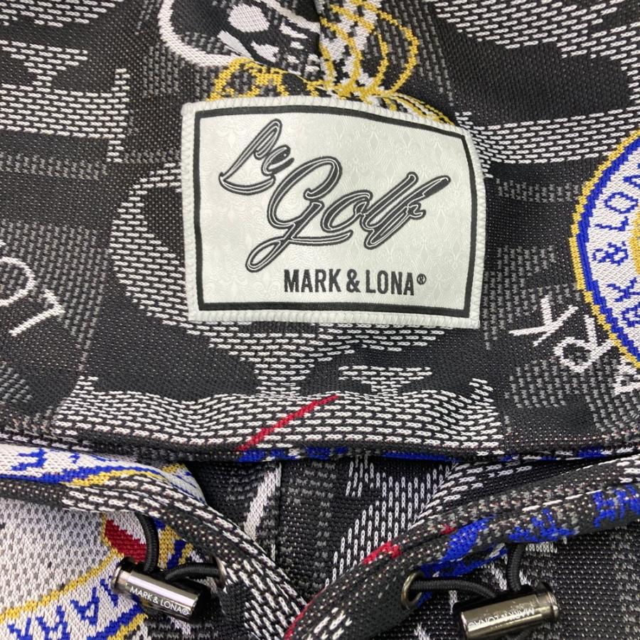 MARK&LONA パーカー M 総柄 レディース マークアンドロナ ゴルフ MARK&LONA マークアンドロナ パーカーワンピース 総柄 ブラック系 36