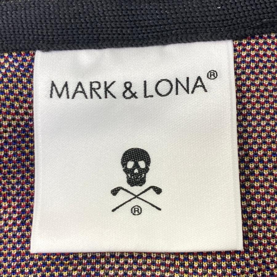 MARK&LONA マークアンドロナ パーカーワンピース 総柄 ブラック系 36