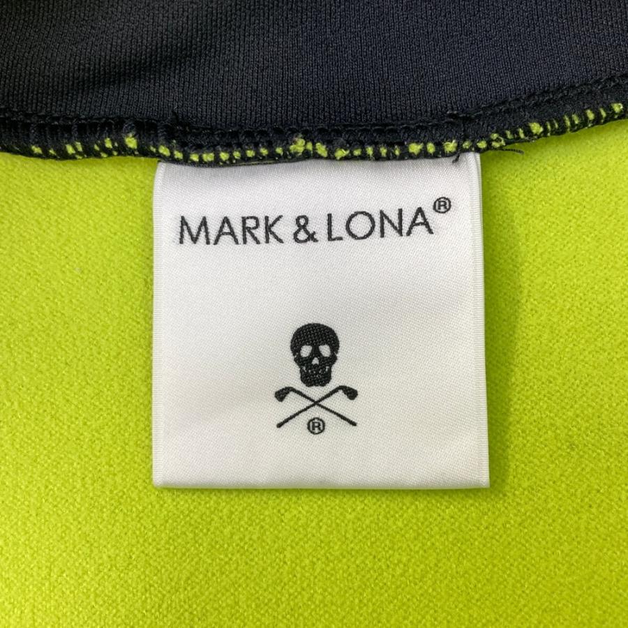 MARK&LONA マークアンドロナ 裏起毛ハーフジップTシャツ ブラック系 36