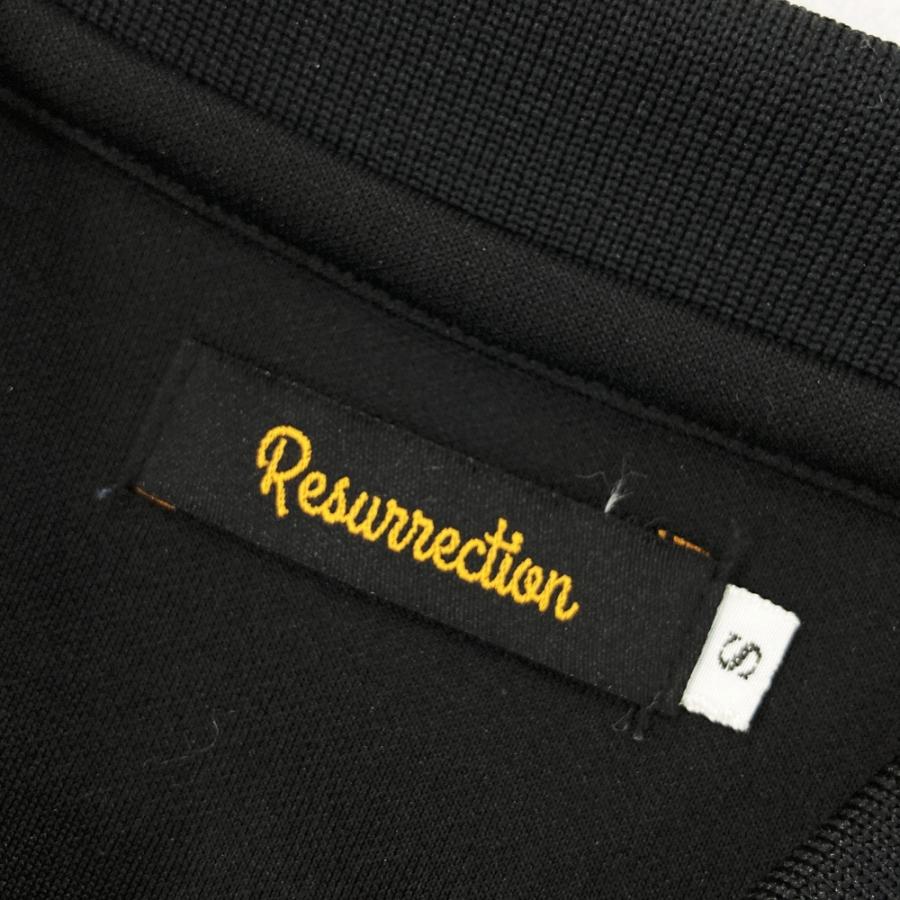 RESURRECTION レザレクション 半袖ポロシャツ ブラック系 S ゴルフ