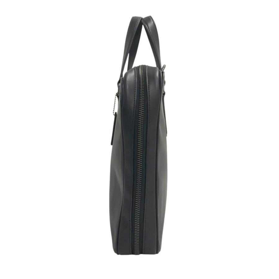 美品 COACH C8170 ブリーフケース ビジネスバッグ レザー ブラック COACH コーチ C8170 ビジネスバッグ ブリーフケース ブラック系