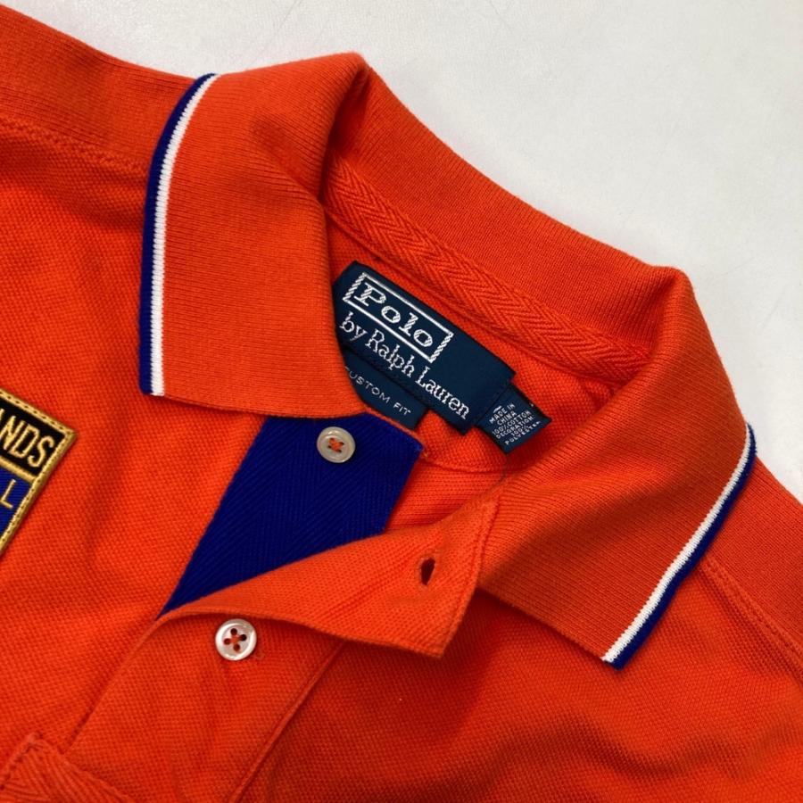 2枚ポロラルフローレン　刺繍　オレンジ　ビックサイズ　ポロシャツ　半袖 3XB 新品】Polo by Ralph Lauren ポロ バイ ラルフ ローレン 半袖
