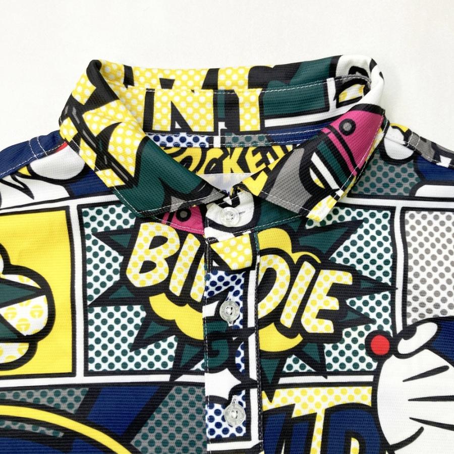 美品】JACK BUNNY ジャックバニー ×ドラえもん ; 半袖ポロシャツ