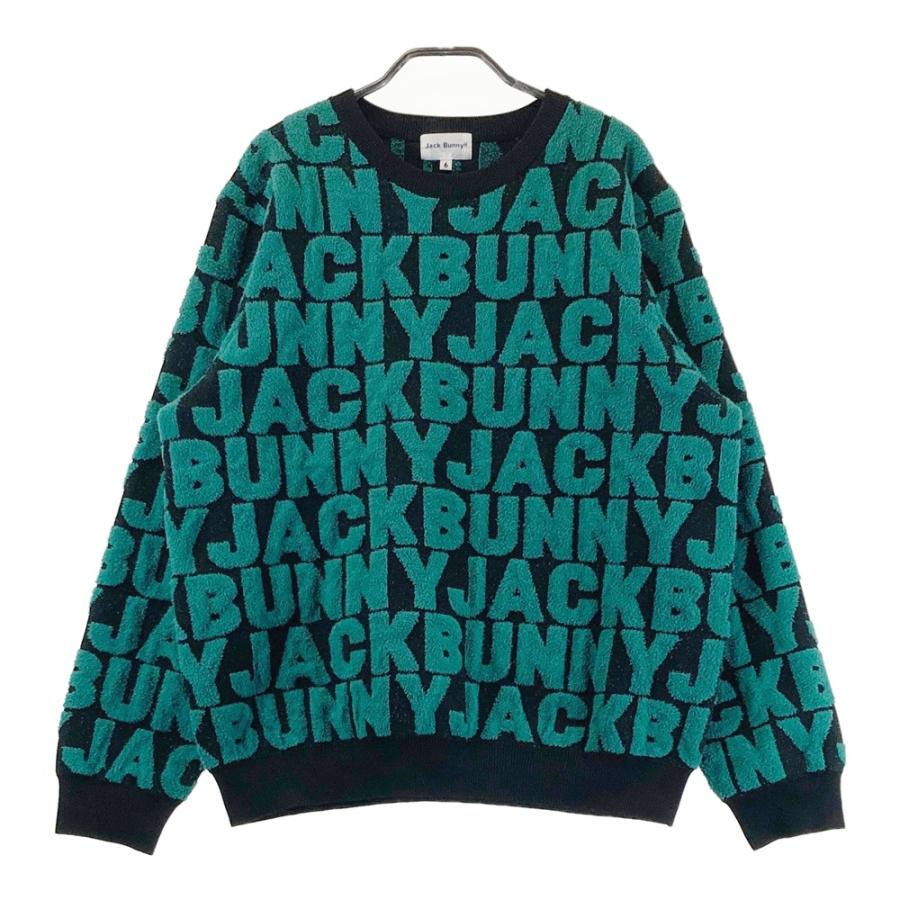 JACK BUNNY ジャックバニー ニット セーター ジャガード ロゴ 総柄