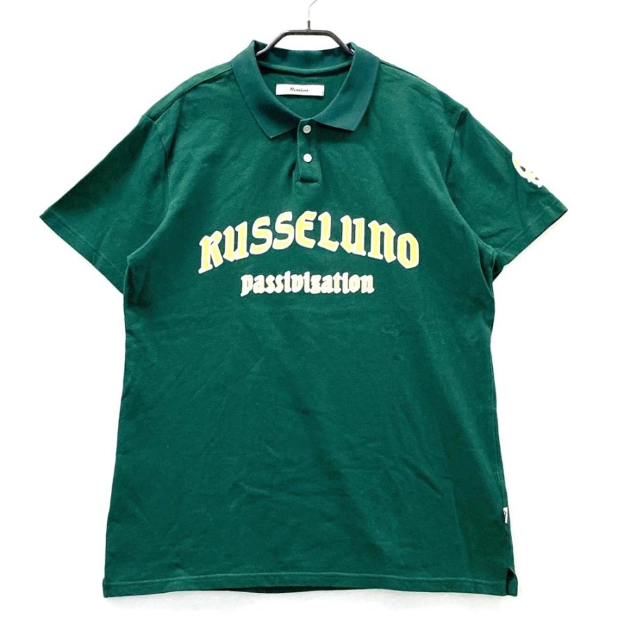 RUSSELUNO ラッセルノ　ポロシャツ ゴルフウェア RUSSELUNO ラッセルノ 半袖ポロシャツ ルチャ グリーン系 6 ゴルフ