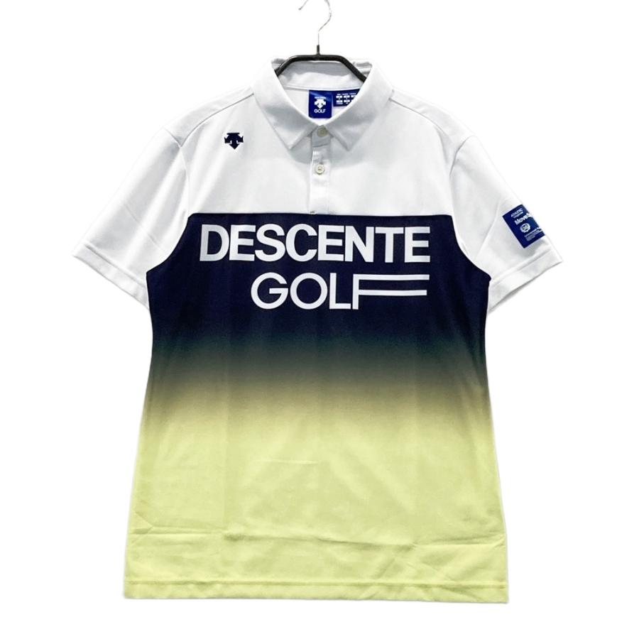 DESCENTE GOLF デサントゴルフ 半袖ポロシャツ グラデーション