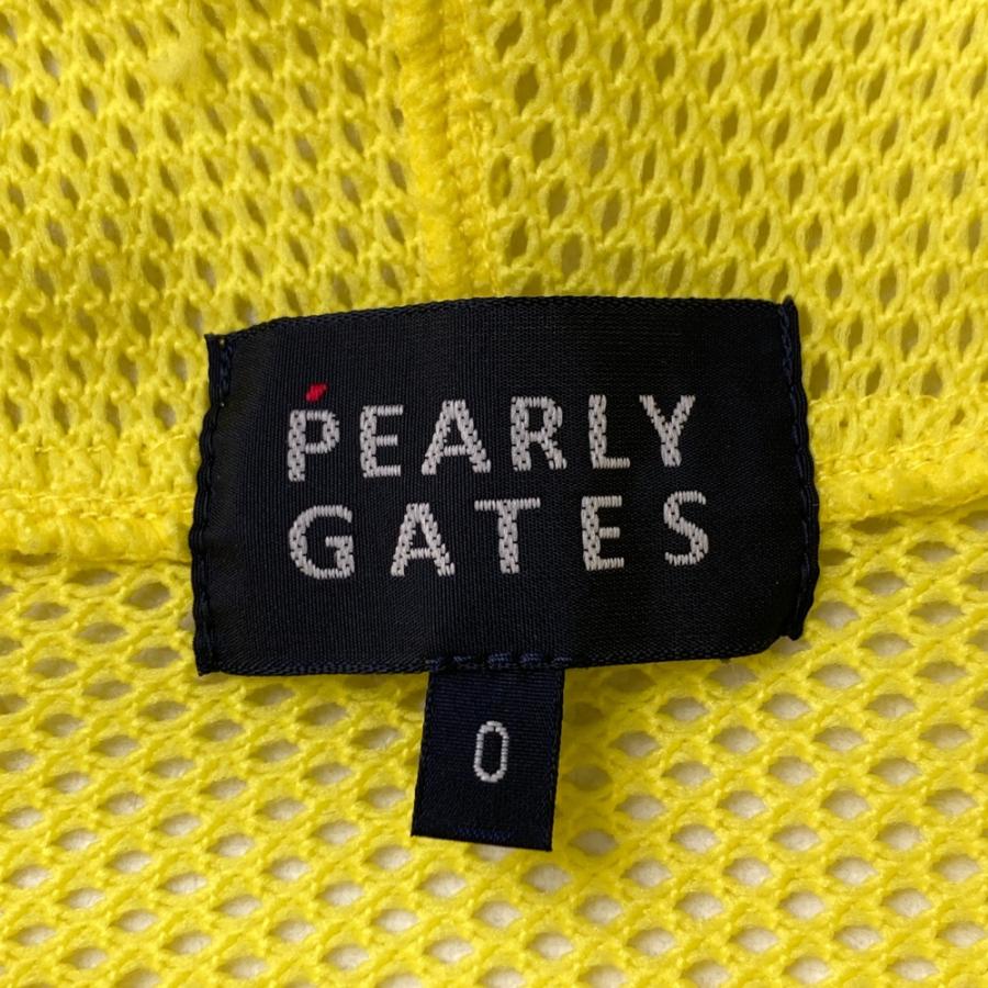 パーリーゲイツ　メッシュ　ニットパーカー　グリーンイエロー PEARLY GATES（パーリーゲイツ） メッシュ パーカー イエロー系 0