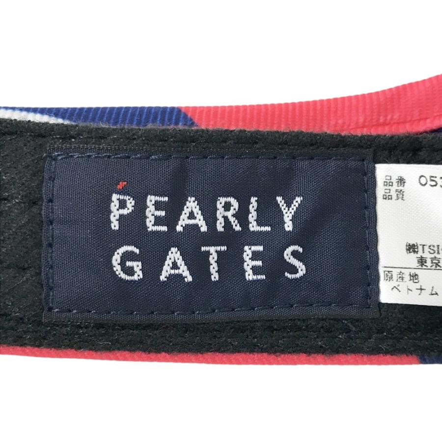 新品】PEARLY GATES パーリーゲイツ ロゴ刺繍入り りぼん付きサン