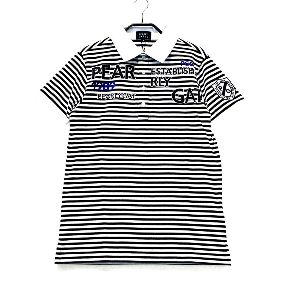 新品】PEARLY GATES パーリーゲイツ ロゴプリント 半袖ポロシャツ
