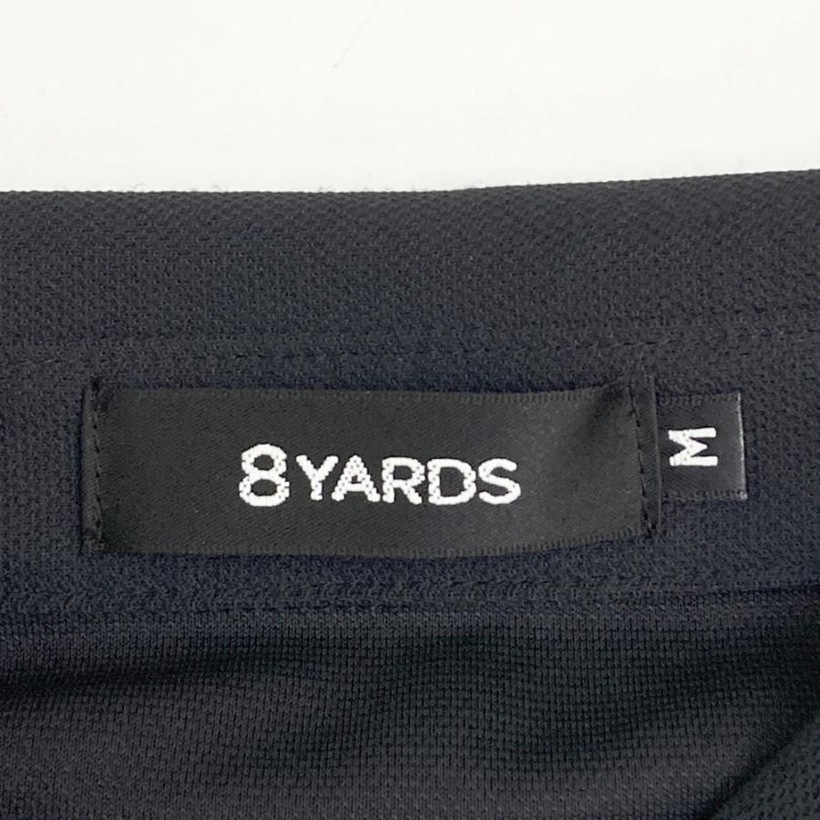 8YARDS ハチヤーズ 半袖ポロシャツ ブラック系 M ゴルフウェア