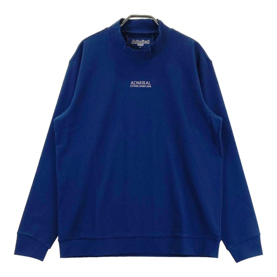 ADMIRAL アドミラル 2024年モデル モックネック 長袖Tシャツ ネイビー