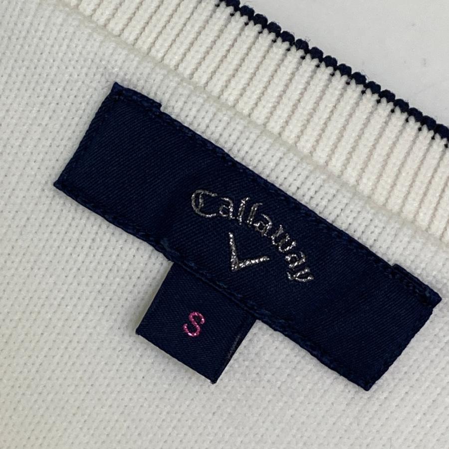 CALLAWAY キャロウェイ 長袖 ニットセーター ホワイト系 S ゴルフ