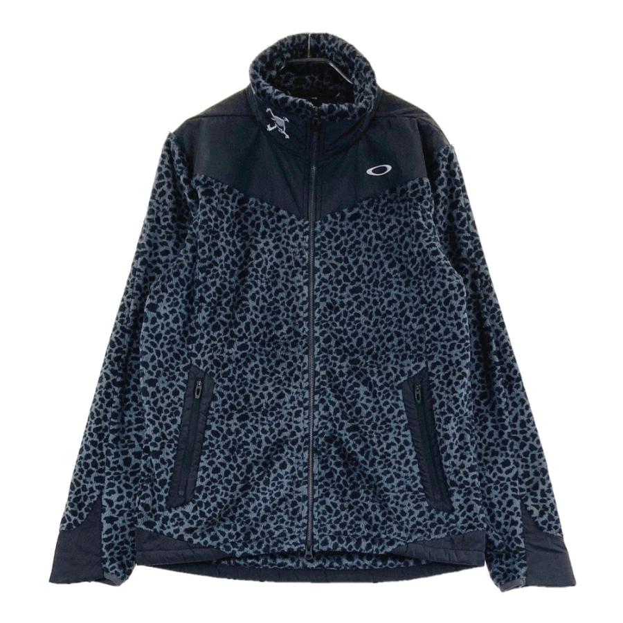 OAKLEY オークリー ボア フリースジャケット スカル 黒 XL OAKLEY オークリー フリースボア ジップジャケット スカル アニマル総