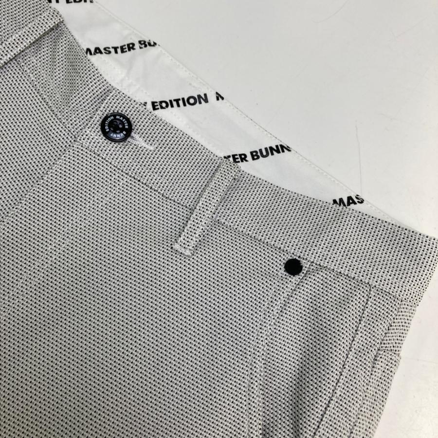 サイズ：4 MASTER BUNNY EDITION マスターバニーエディション  ストレッチ ロンングパンツ 総柄 グレー系 [240101562983] ゴルフウェア メンズ ストスト MASTER BUNNY EDITION マスターバニーエディション ストレッチ ロン