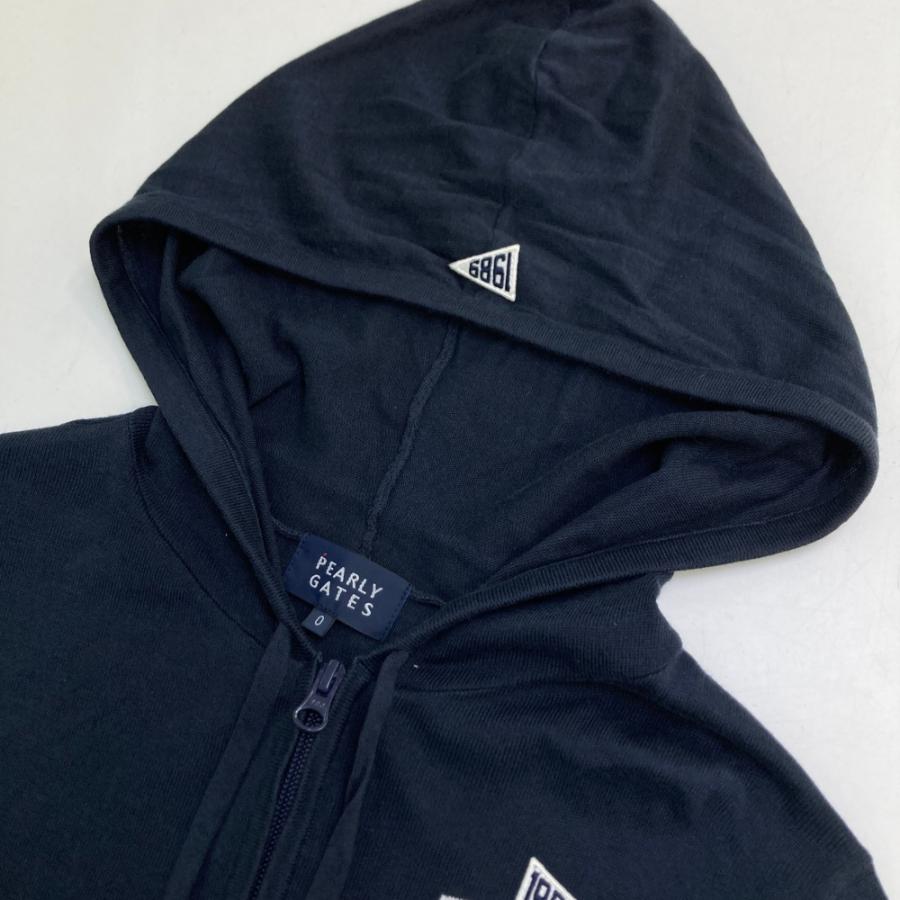 PEARLY GATES パーリーゲイツ フード付 薄手 ニットジップジャケット