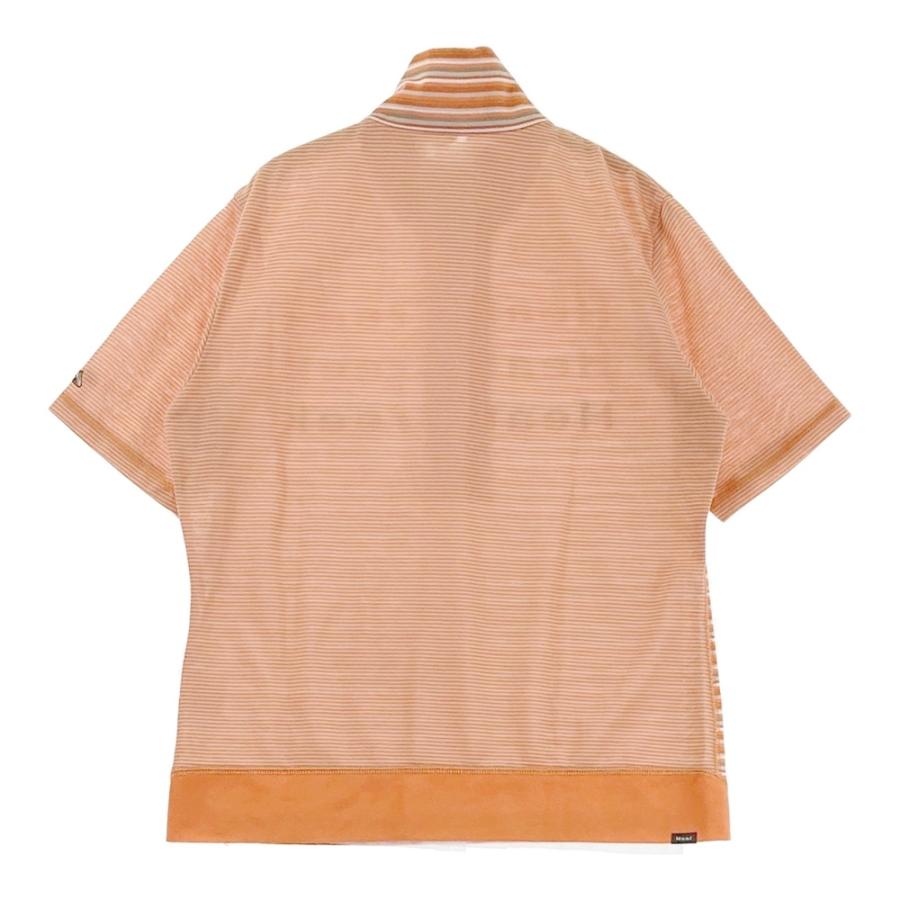 HEAL CREEK ヒールクリーク 002-23547 襟付 ハーフジップ半袖Tシャツ