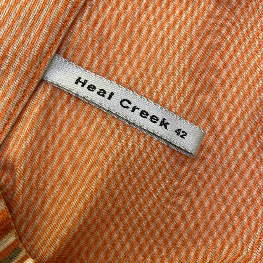 HEAL CREEK ヒールクリーク 002-23547 襟付 ハーフジップ半袖Tシャツ