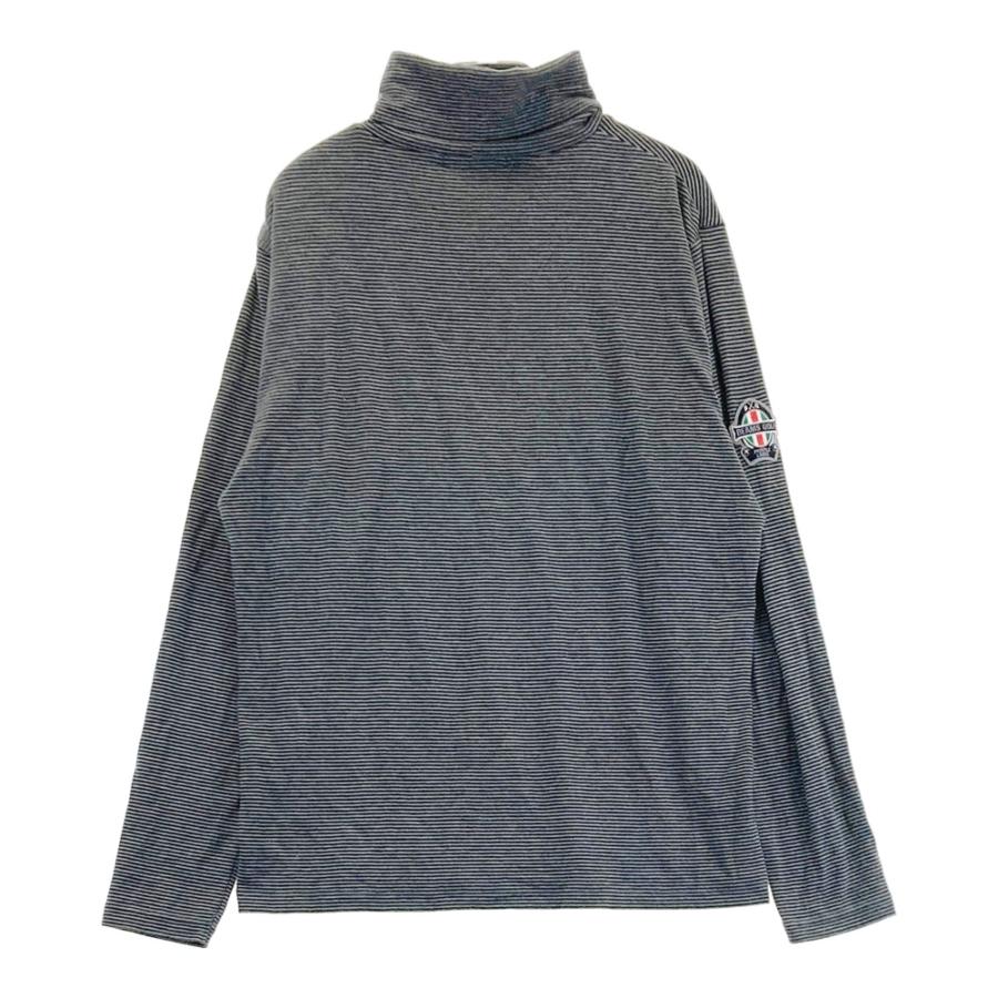 【美品】ビームスゴルフ BEAMS GOLF メンズ 長袖 タートルネック L BEAMS GOLF ビームスゴルフ タートルネック 長袖Tシャツ ボーダー柄
