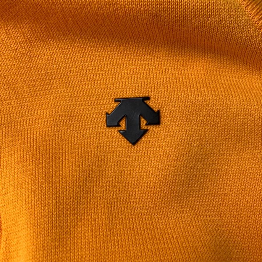 DESCENTE GOLF デサントゴルフ ニット ジップジャケット オレンジ系 O