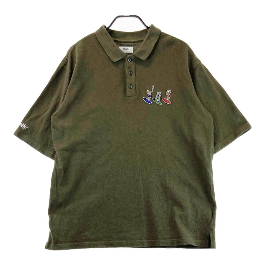 Pacific GOLF CLUB ポロシャツ 未使用 PACIFIC GOLF CLUB パシフィック ゴルフクラブ 半袖ポロシャツ カーキ