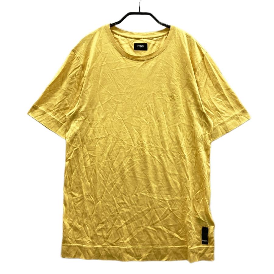 FENDI フェンディ FY0936 ABQS 半袖カットソー シルク イエロー系 XS