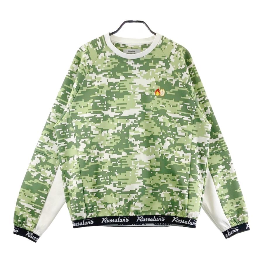 RUSSELUNO ラッセルノ スウェット デジカモ グリーン系 7 ゴルフウェア