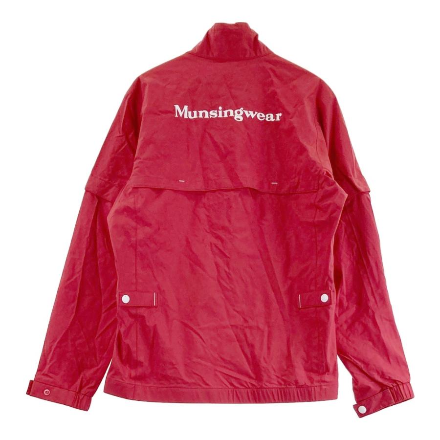 Munsingwear マンシング　ゴルフウェア　 セットアップ　レインウェア MUNSING WEAR マンシングウェア レインウェア 上下セットアップ レッド