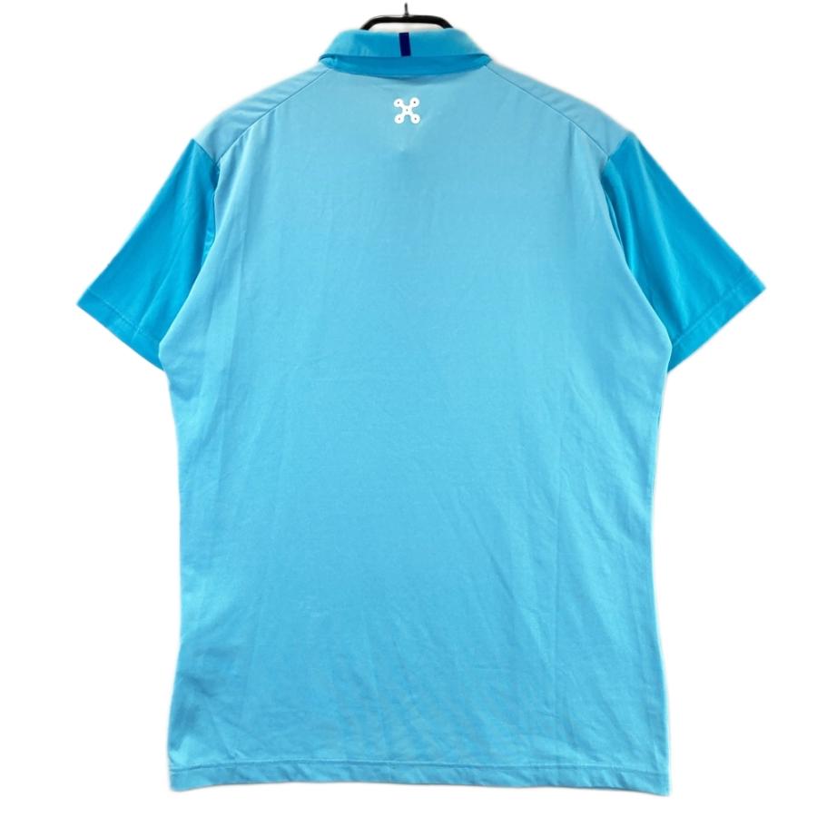 DESCENTE GOLF ポロシャツ DESCENTE GOLF デサントゴルフ DGM1606S 半袖ポロシャツ ブルー系 O