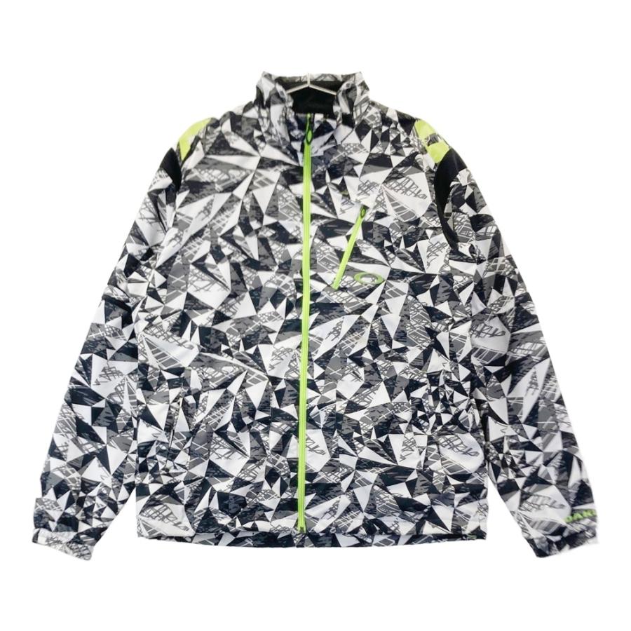 OAKLEY（オークリー） 412241JP 長袖ジップジャケット 総柄 ブラック系
