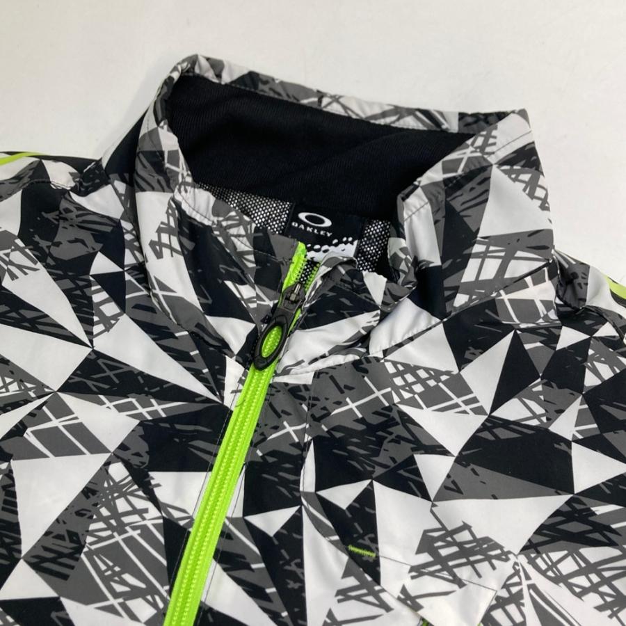 OAKLEY（オークリー） 412241JP 長袖ジップジャケット 総柄 ブラック系
