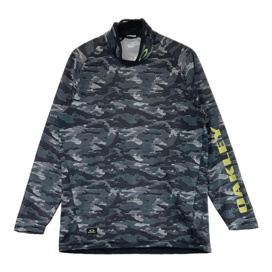 OAKLEY オークリー 433740JP モックネック長袖 Tシャツ カモフラ 迷彩